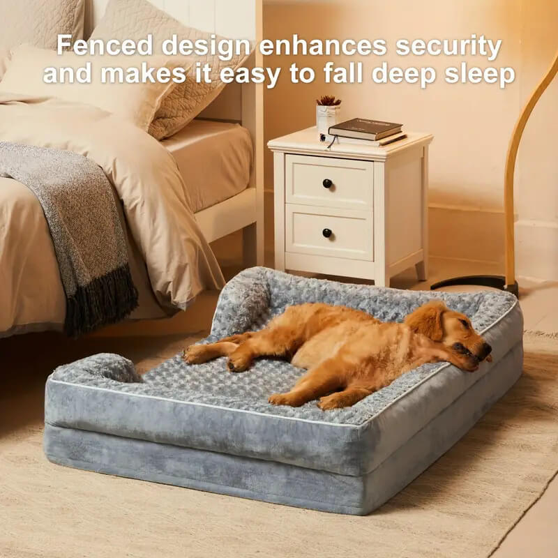 Pawtique FullNest™ Water-Repellent Bolster Dog Bed - Pawtique