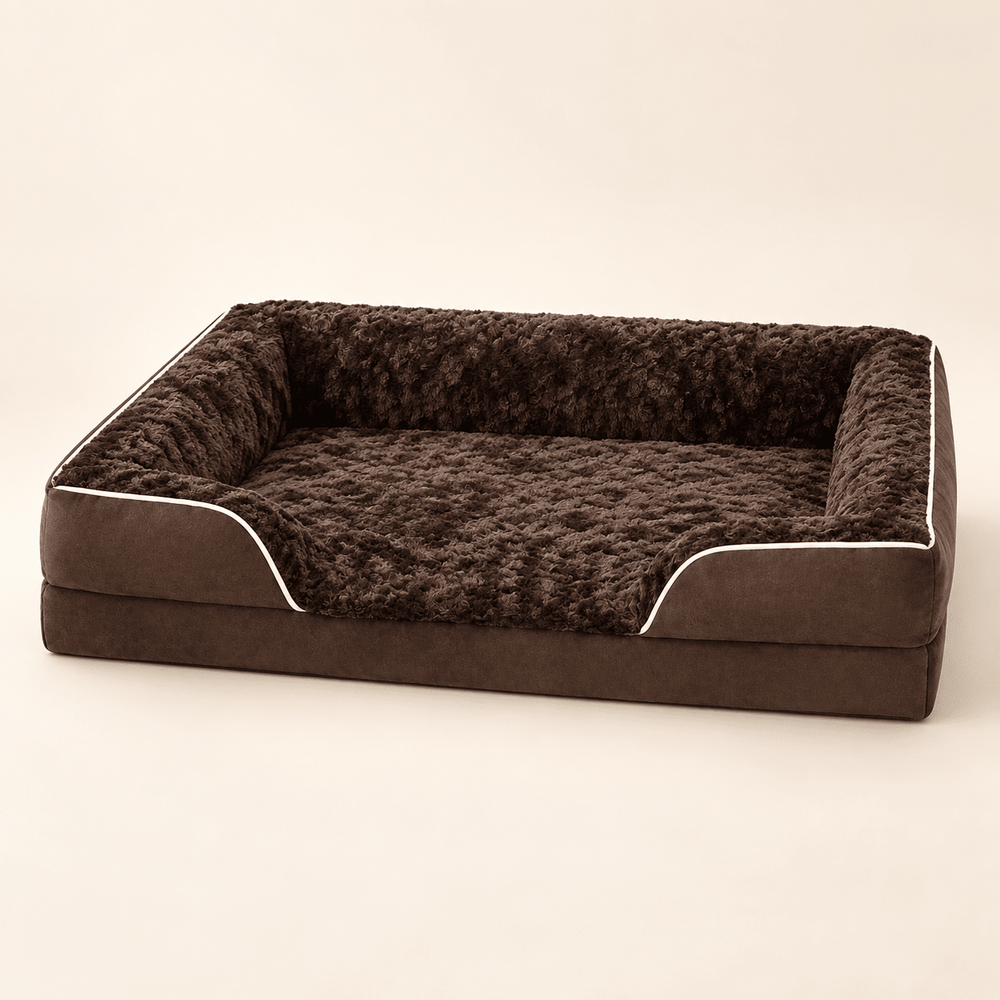 Pawtique FullNest™ Water-Repellent Bolster Dog Bed - Pawtique