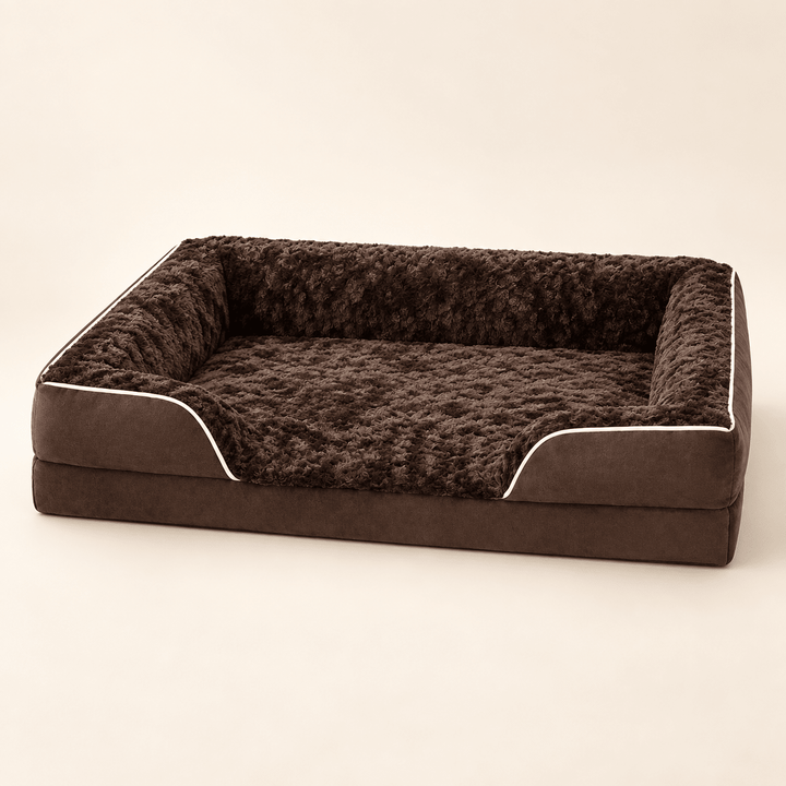 Pawtique FullNest™ Water-Repellent Bolster Dog Bed - Pawtique