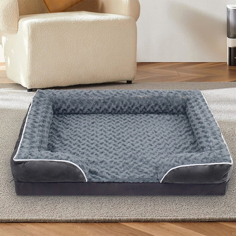 Pawtique FullNest™ Water-Repellent Bolster Dog Bed - Pawtique