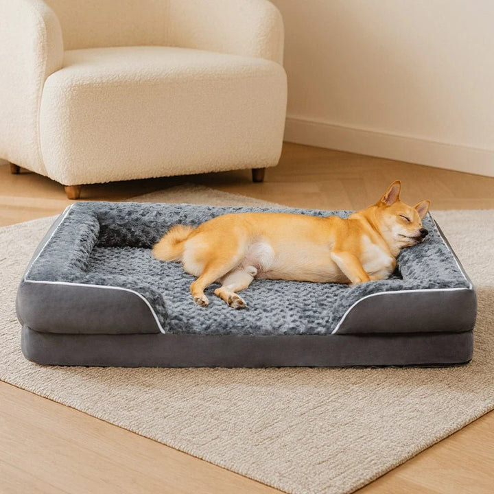 Pawtique FullNest™ Water-Repellent Bolster Dog Bed - Pawtique