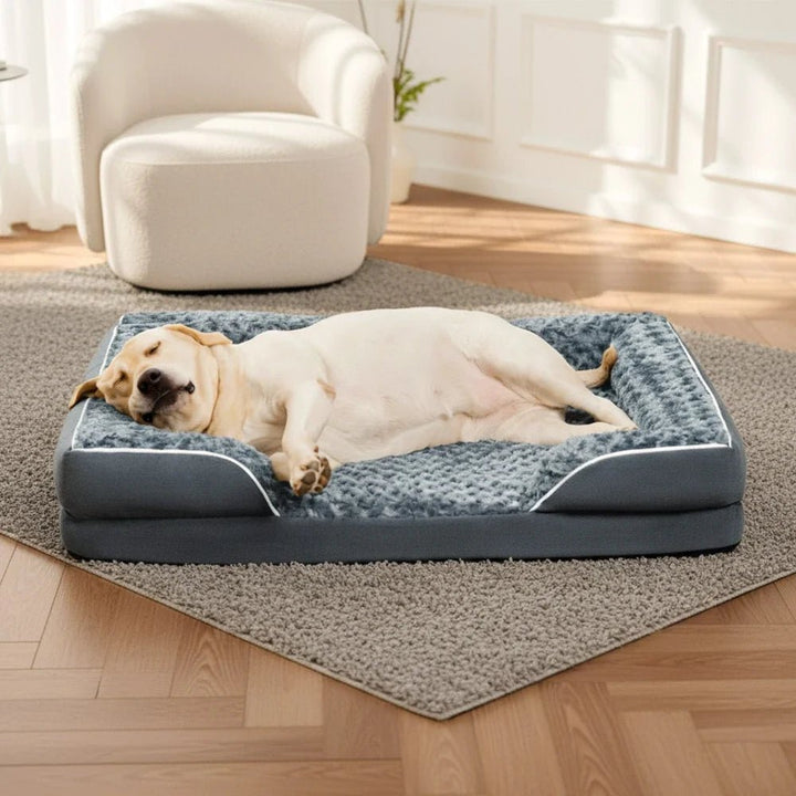 Pawtique FullNest™ Water-Repellent Bolster Dog Bed - Pawtique
