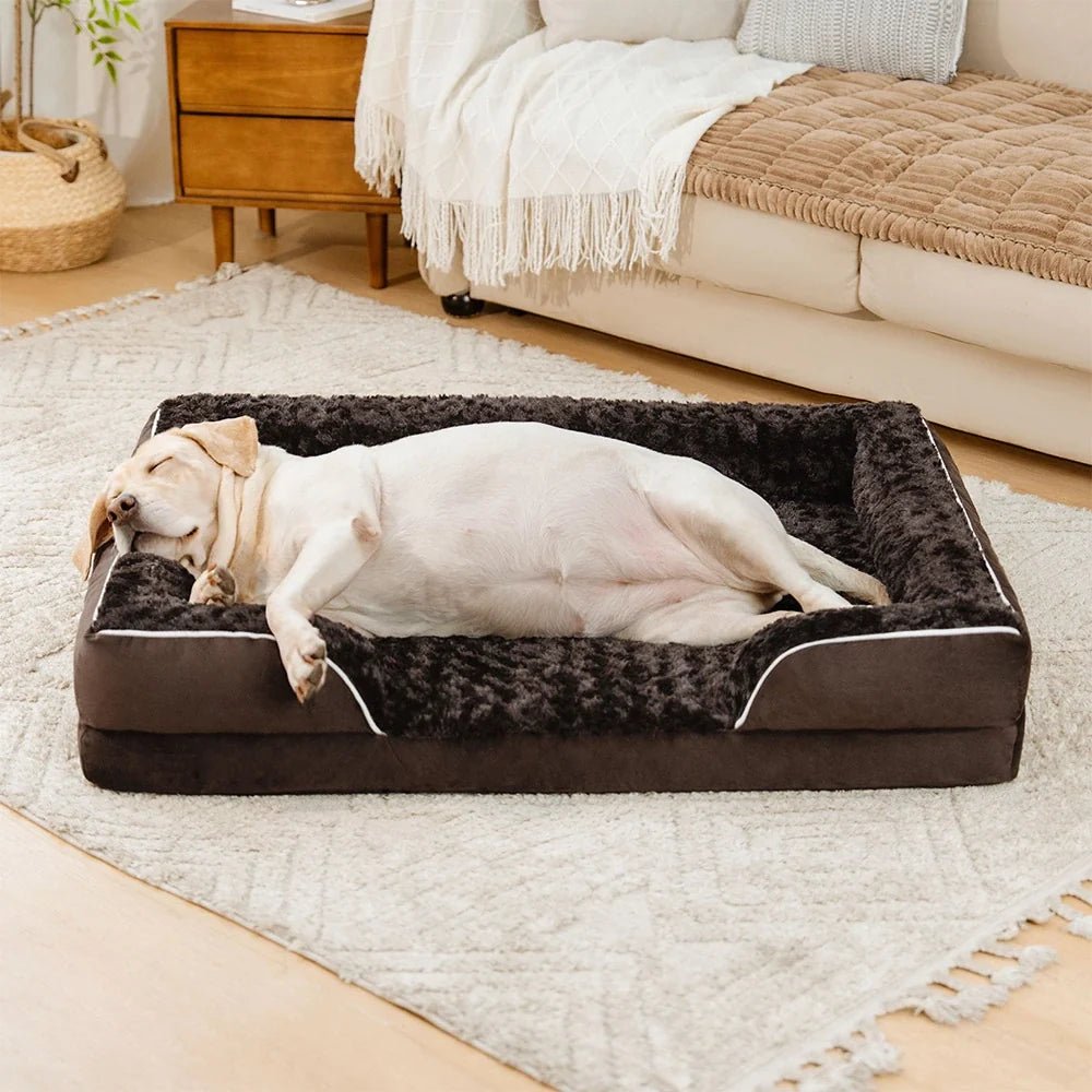 Pawtique FullNest™ Water-Repellent Bolster Dog Bed - Pawtique