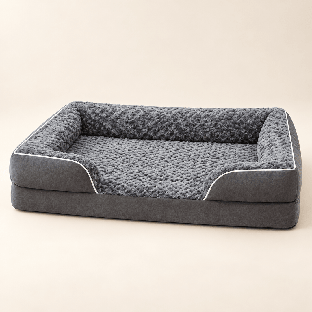 Pawtique FullNest™ Water-Repellent Bolster Dog Bed - Pawtique