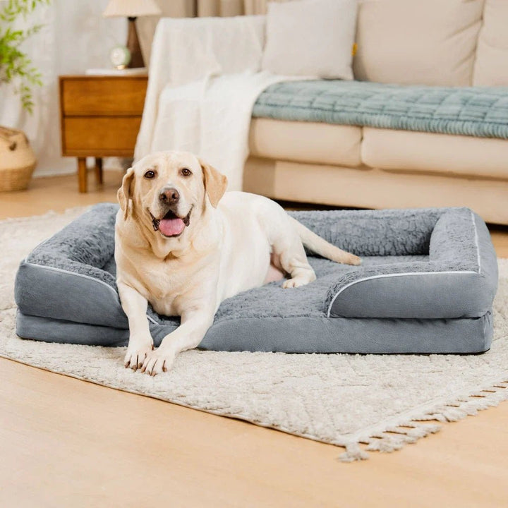 Pawtique FullNest™ Water-Repellent Bolster Dog Bed - Pawtique