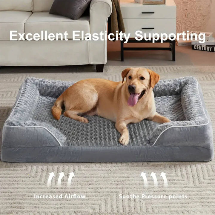 Pawtique FullNest™ Water-Repellent Bolster Dog Bed - Pawtique