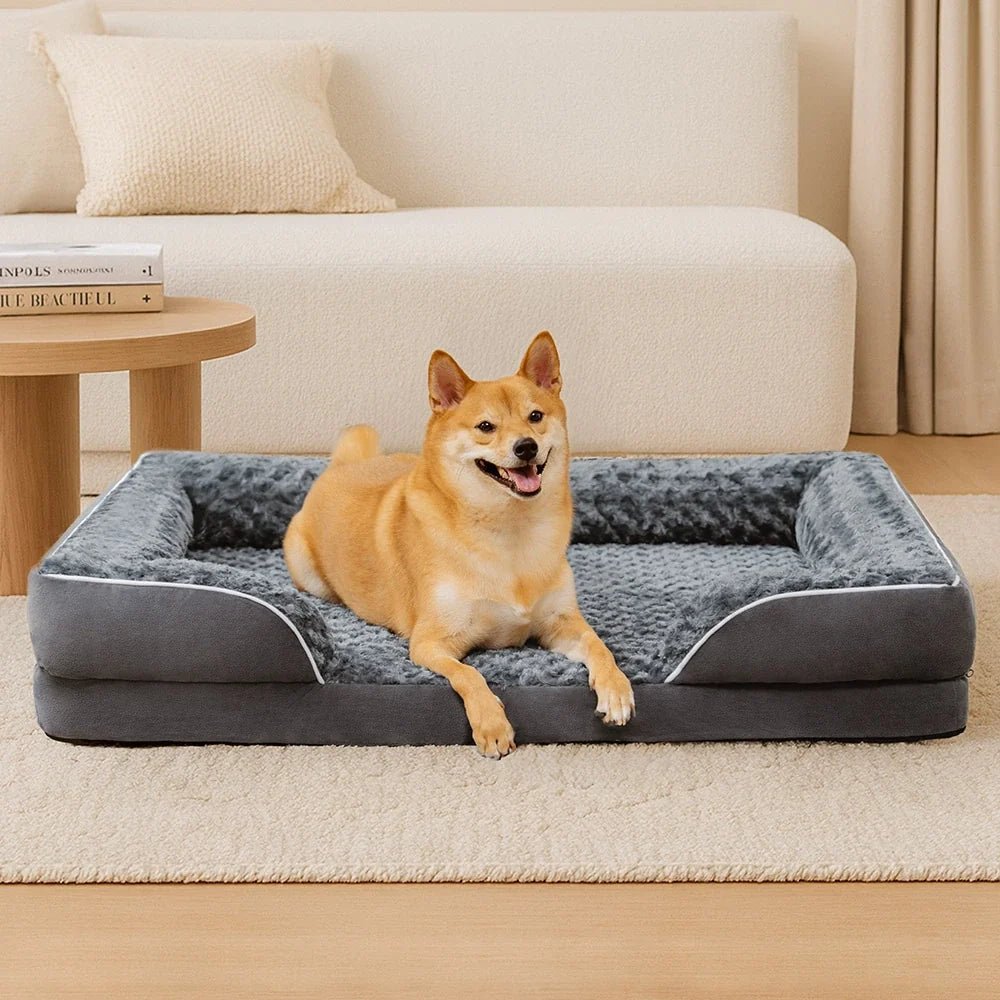 Pawtique FullNest™ Water-Repellent Bolster Dog Bed - Pawtique
