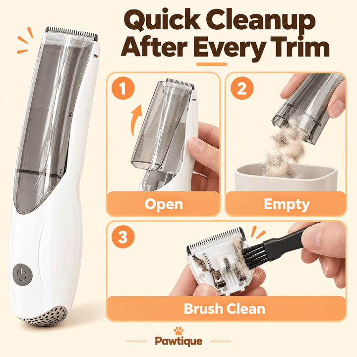 Pawtique FurCatch™ Suction Pet Clipper - Pawtique