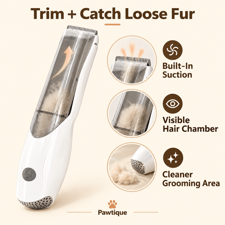 Pawtique FurCatch™ Suction Pet Clipper - Pawtique