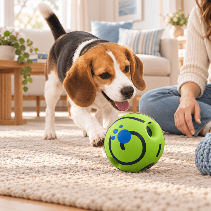 Pawtique GiggleRoll Interactive Dog Ball - Pawtique