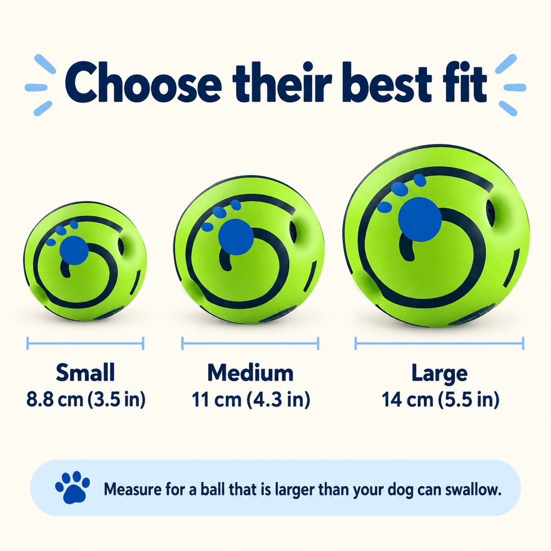 Pawtique GiggleRoll Interactive Dog Ball - Pawtique