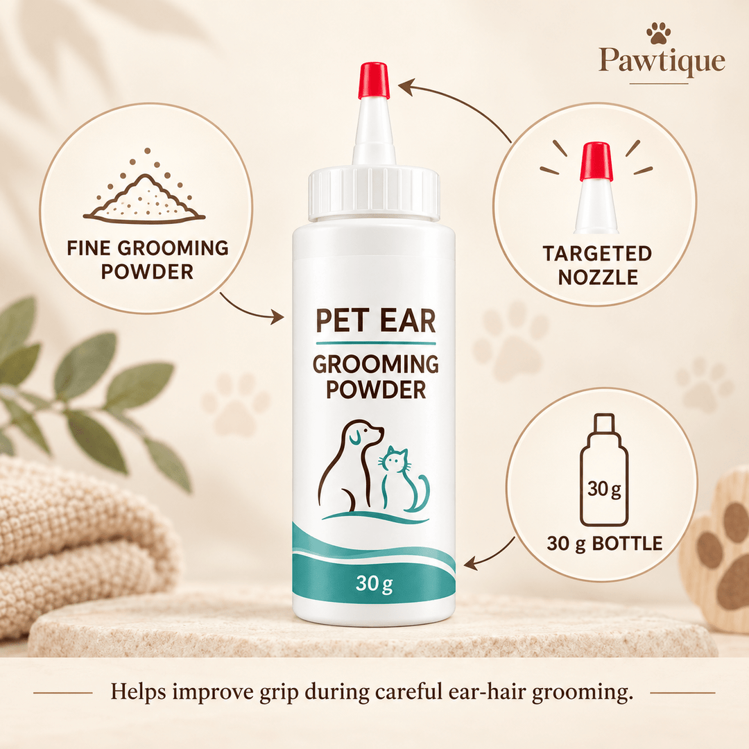 Pawtique GripEase™ 30 g Pet Ear Grooming Powder - Pawtique
