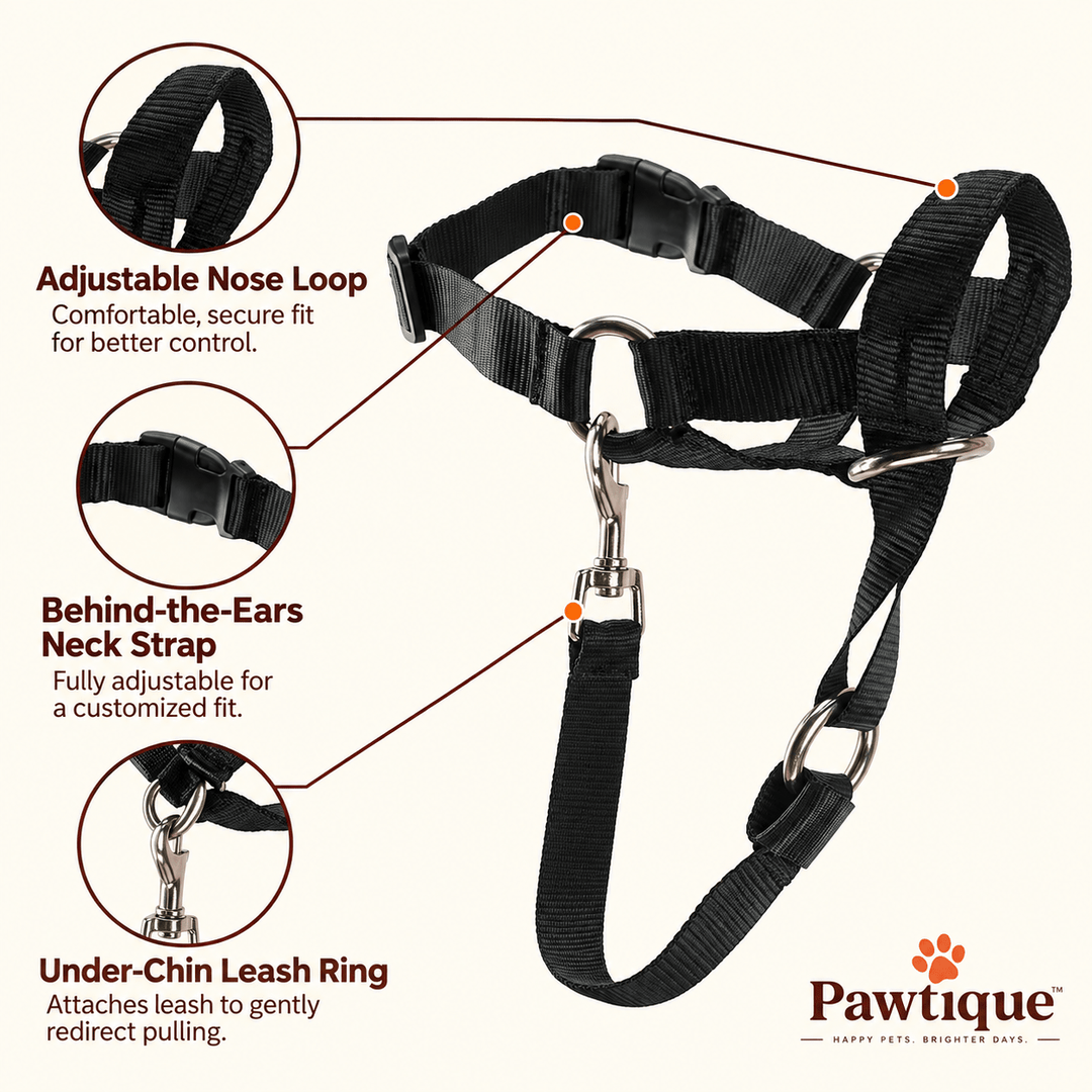 Pawtique GuideFit™ Anti-Pull Dog Head Halter - Pawtique
