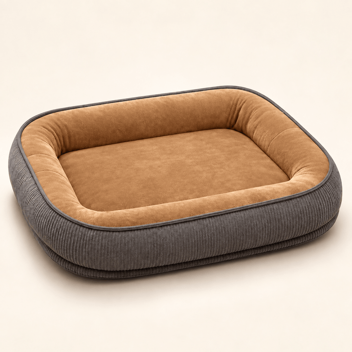 Pawtique HavenEdge™ Soft-Surface Bolster Dog Bed - Pawtique