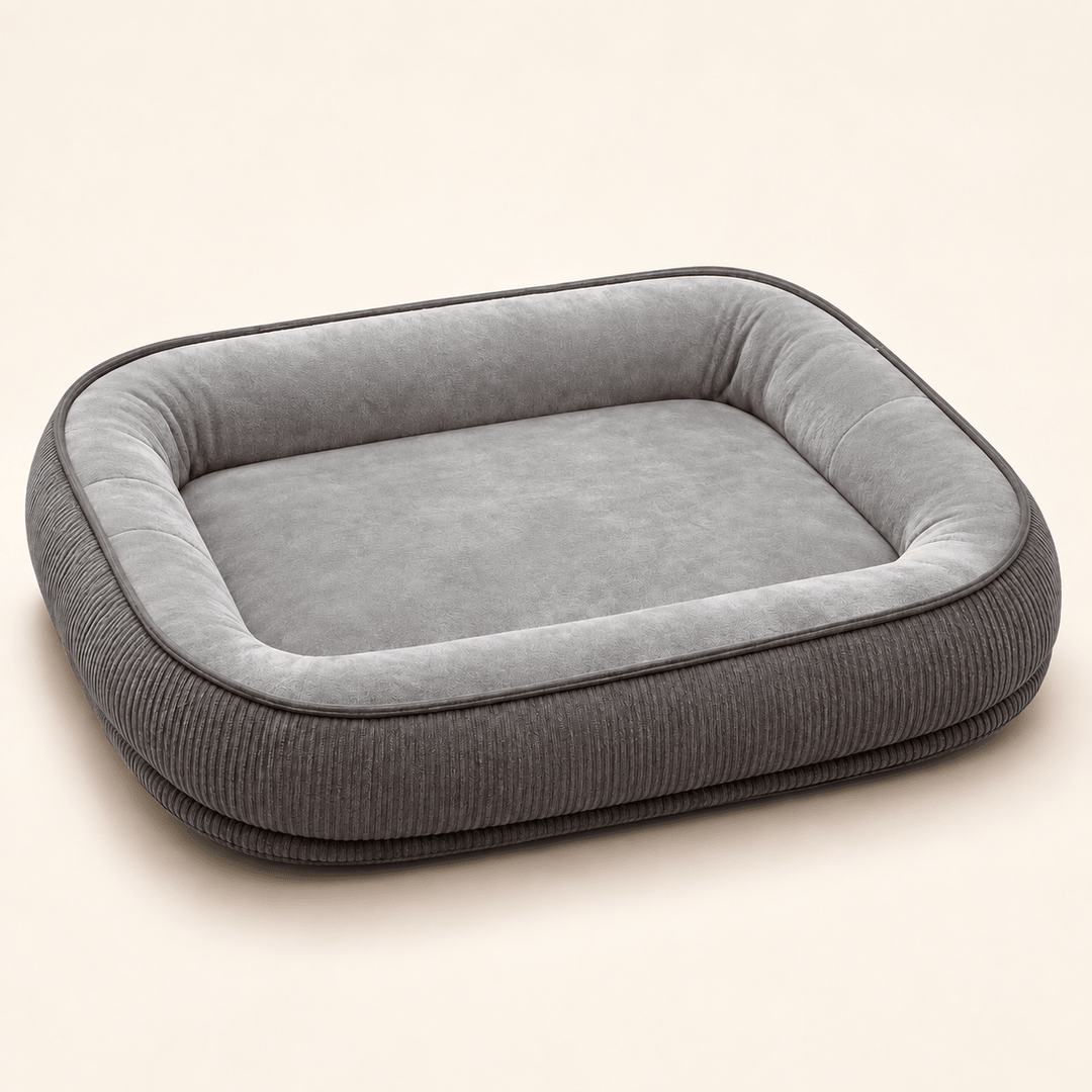 Pawtique HavenEdge™ Soft-Surface Bolster Dog Bed - Pawtique