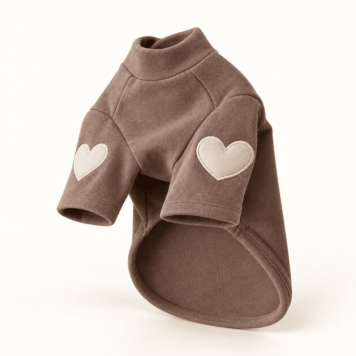 Pawtique HeartSleeve™ Mock-Neck Dog Shirt - Pawtique