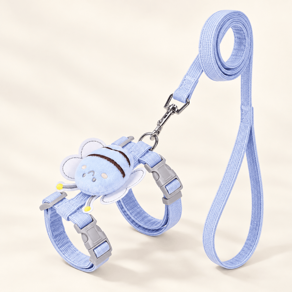 Pawtique HoneyBee™ Adjustable Harness & Leash Set - Pawtique