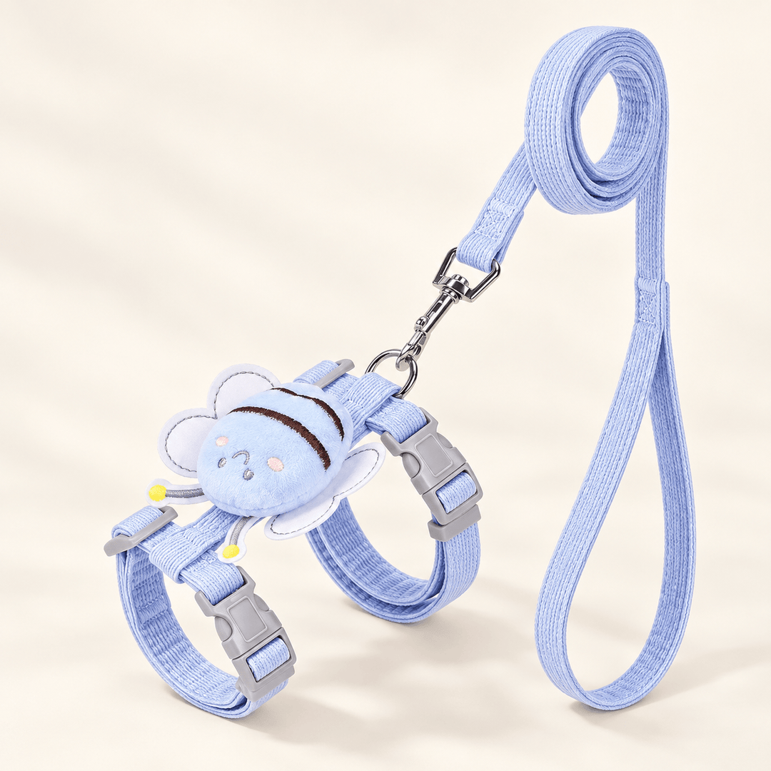 Pawtique HoneyBee™ Adjustable Harness &amp; Leash Set - Pawtique