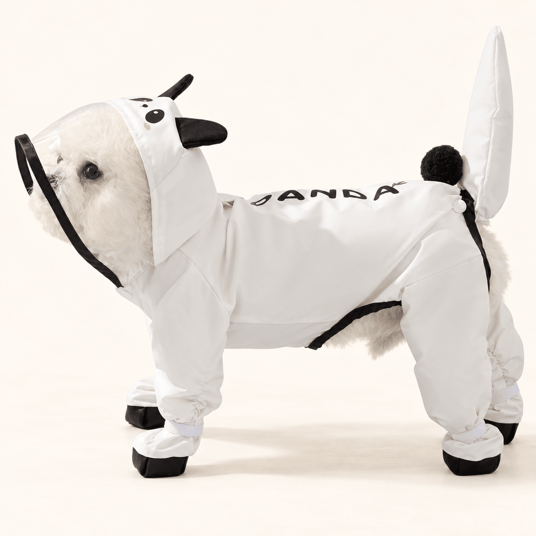 Pawtique Hooded Dog Raincoat & Shoe Set - Pawtique