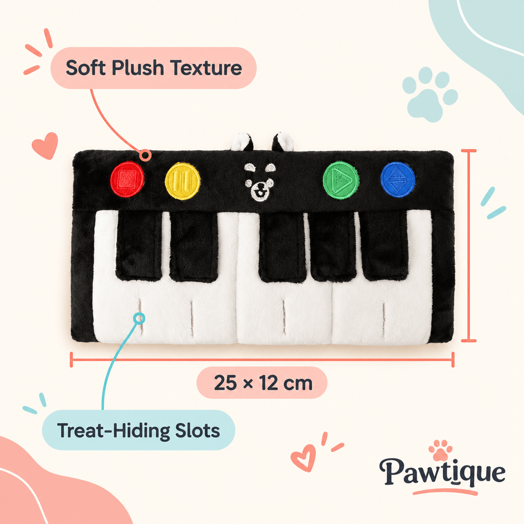 Pawtique KeySniff™ Piano Treat-Hiding Dog Toy - Pawtique