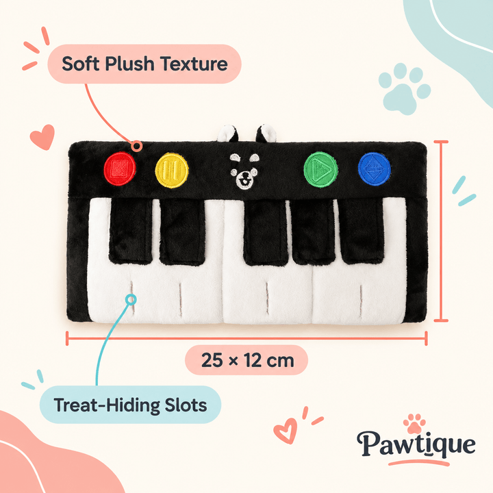 Pawtique KeySniff™ Piano Treat-Hiding Dog Toy - Pawtique
