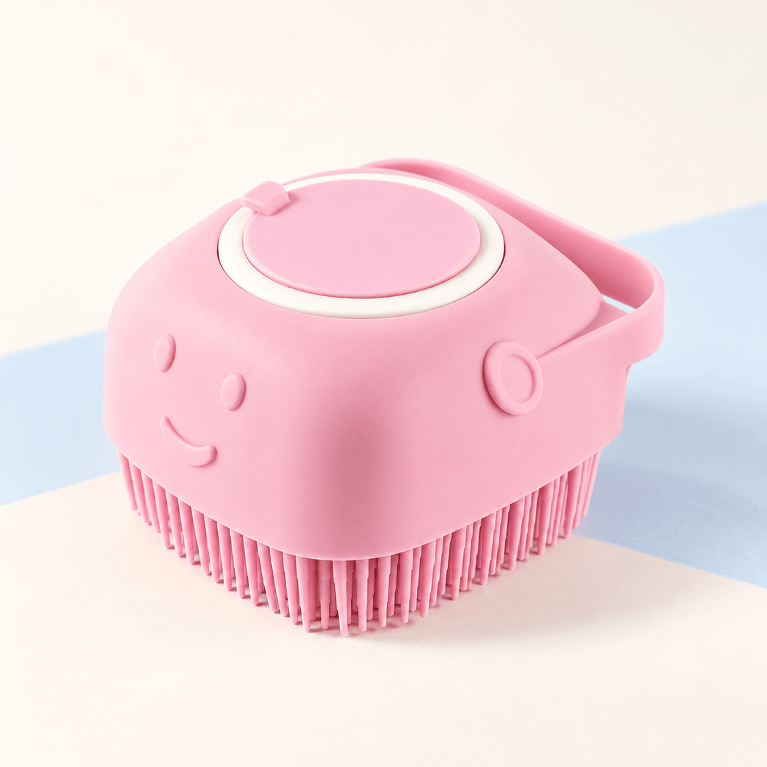 Pawtique LatherPal™ Shampoo-Dispensing Pet Bath Brush - Pawtique