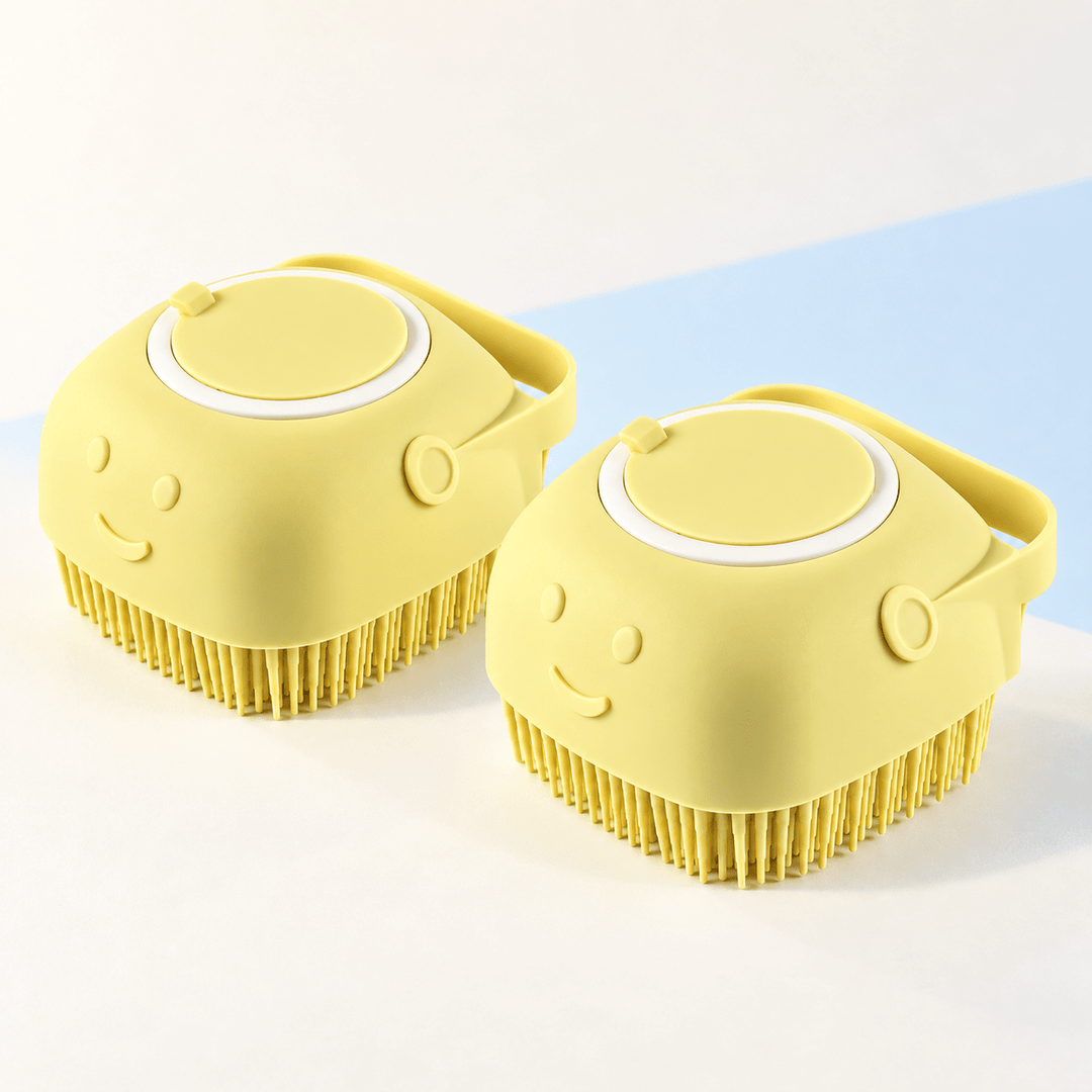 Pawtique LatherPal™ Shampoo-Dispensing Pet Bath Brush - Pawtique