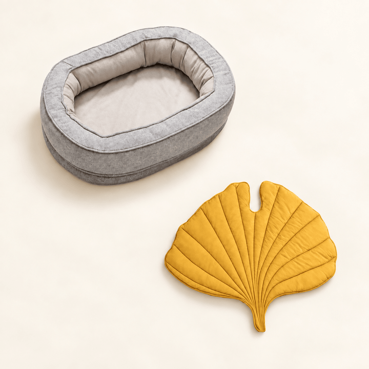 Pawtique LeafNest™ Donut Dog Bed &amp; Leaf Blanket Set - Pawtique