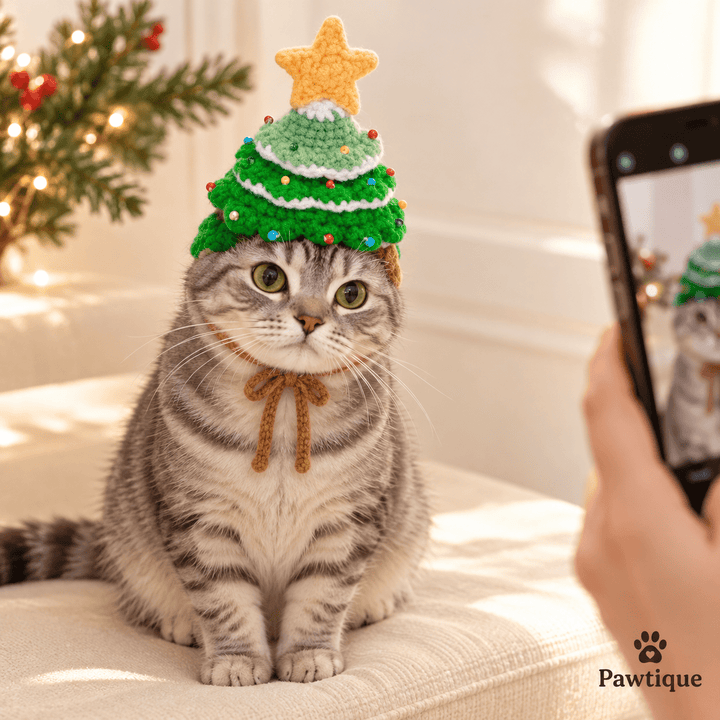 Pawtique Little Spruce Crochet Pet Hat - Pawtique