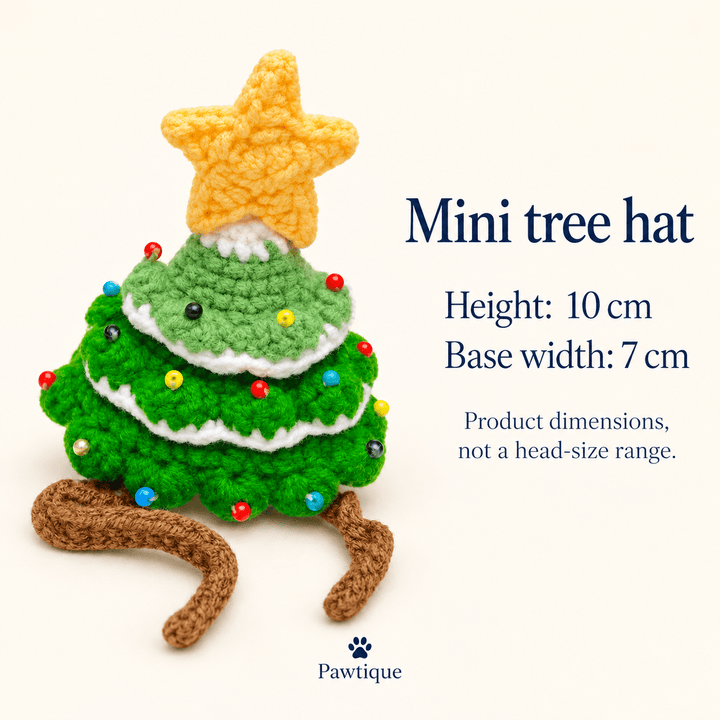 Pawtique Little Spruce Crochet Pet Hat - Pawtique
