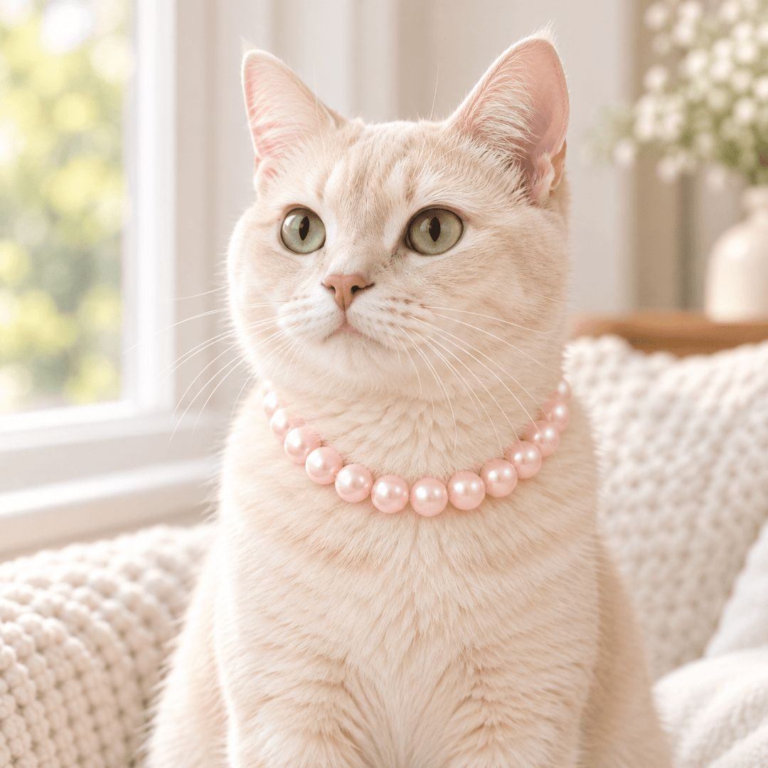 Pawtique LumiPearl™ Beaded Pet Necklace - Pawtique