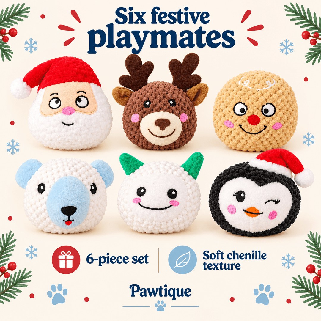 Pawtique MerryPals™ Christmas Plush Dog Toys - Pawtique