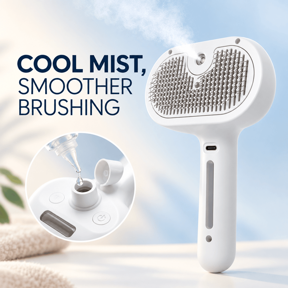 Pawtique MistEase™ 2-in-1 Pet Mist Brush - Pawtique