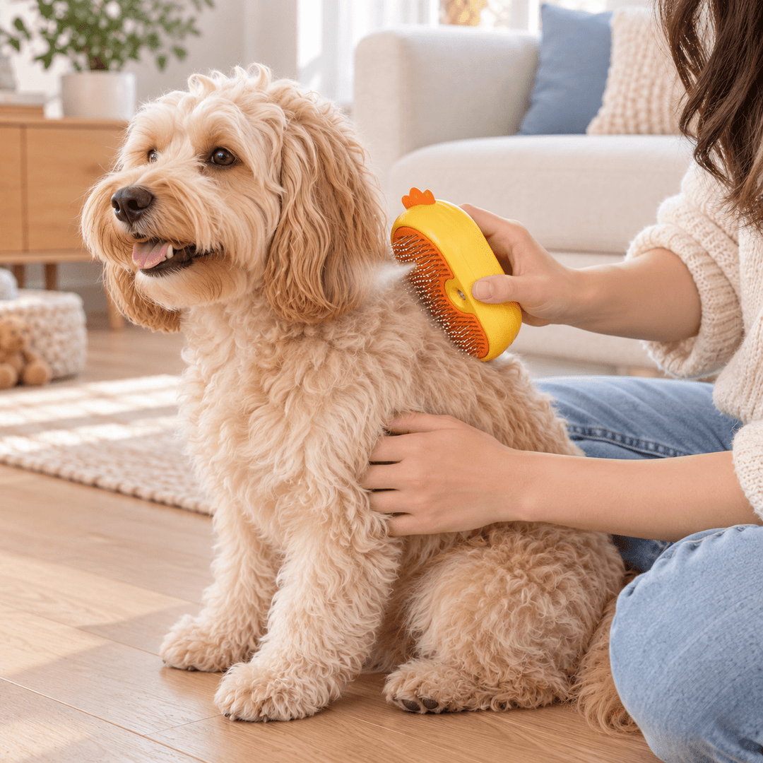 Pawtique MistEase 3-in-1 Pet Grooming Brush - Pawtique