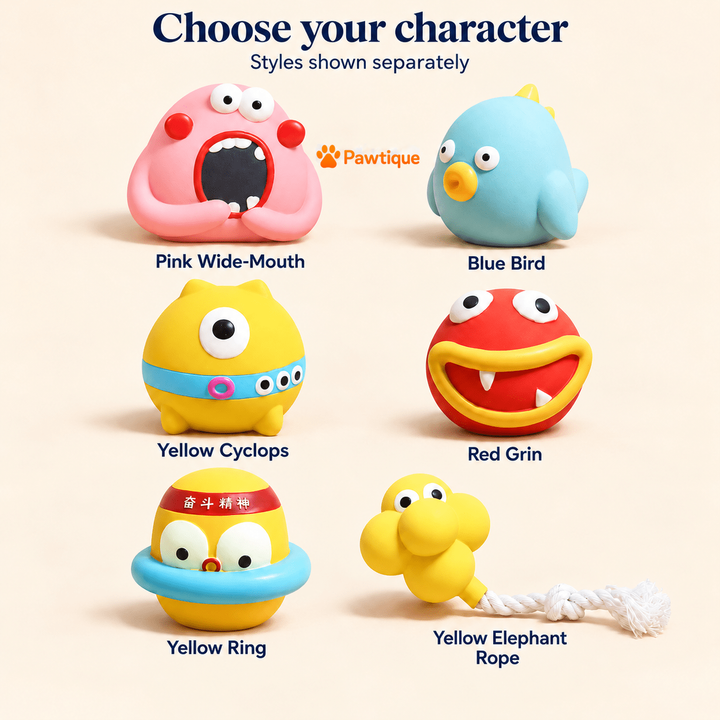 Six MonsterMunch character choices labeled as styles shown separately.