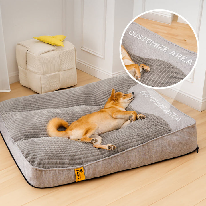 Pawtique NameNest™ Personalized Cushion Dog Bed - Pawtique