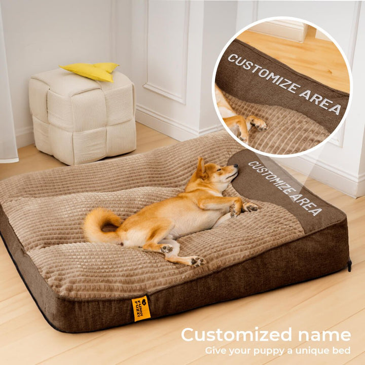 Pawtique NameNest™ Personalized Cushion Dog Bed - Pawtique
