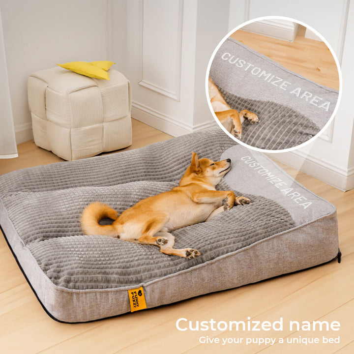 Pawtique NameNest™ Personalized Cushion Dog Bed - Pawtique