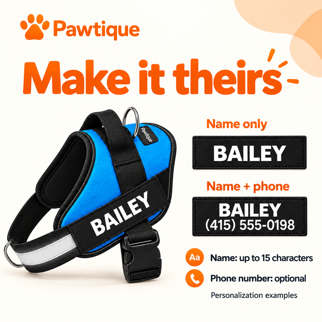 Name-only and name-plus-phone personalized patch options