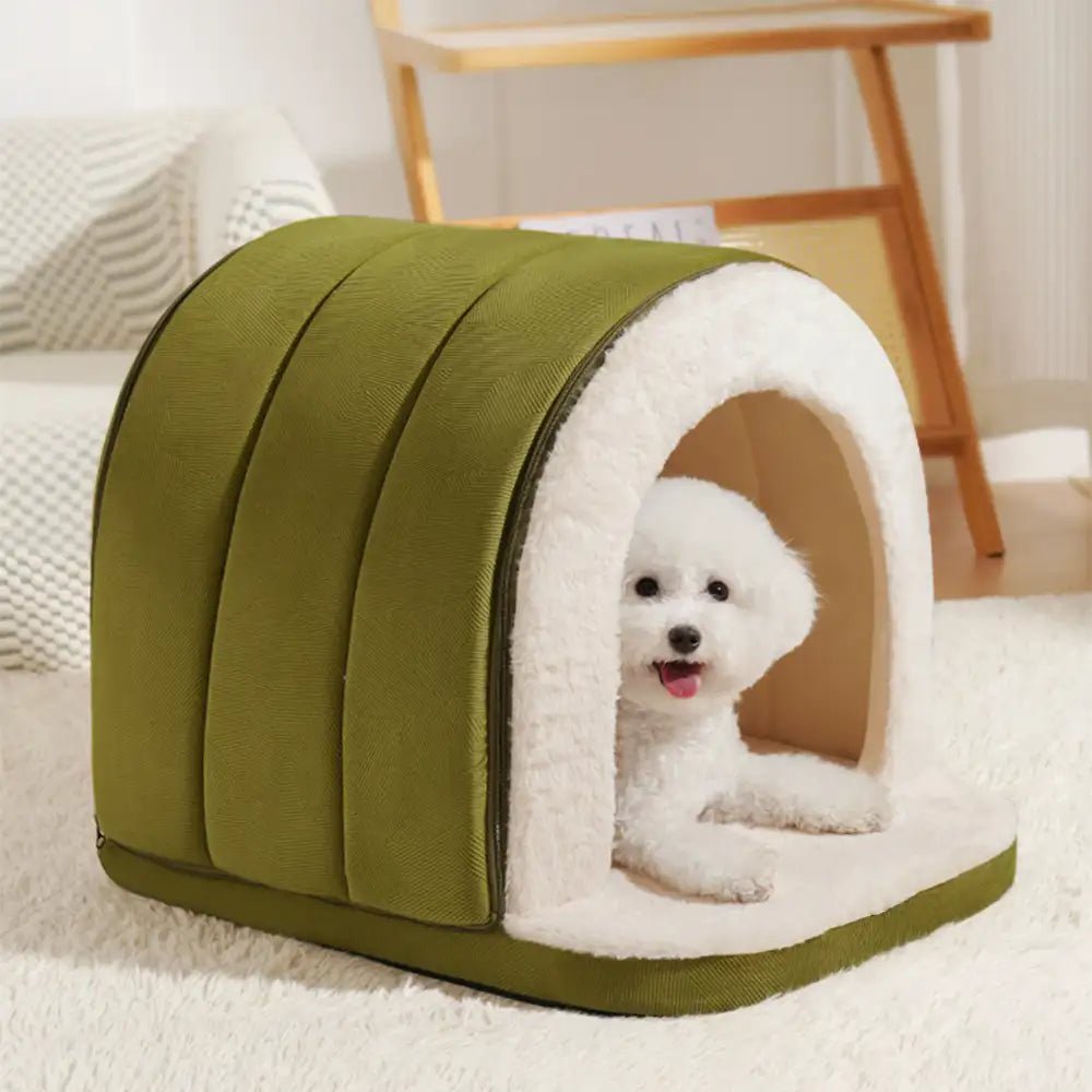 Pawtique NestHaven™ Convertible Cave Pet Bed - Pawtique