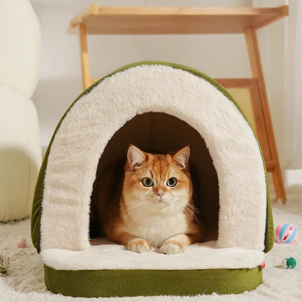 Pawtique NestHaven™ Convertible Cave Pet Bed - Pawtique