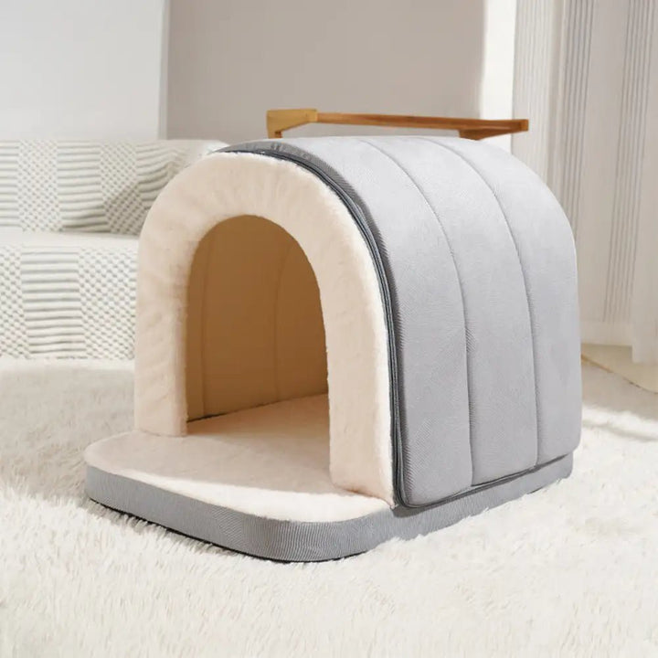Pawtique NestHaven™ Convertible Cave Pet Bed - Pawtique