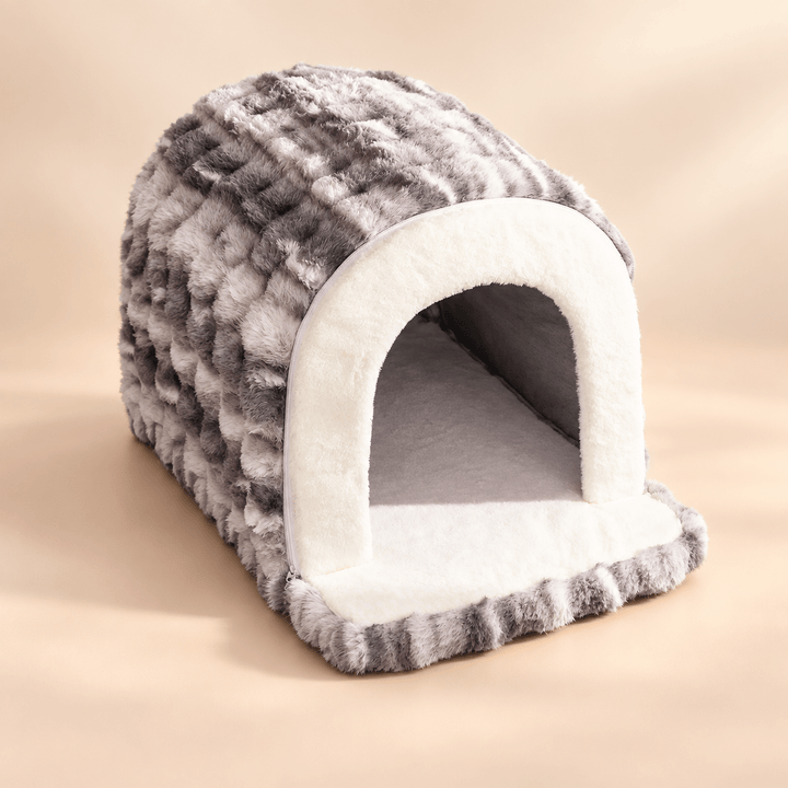 Pawtique NestHaven™ Convertible Cave Pet Bed - Pawtique