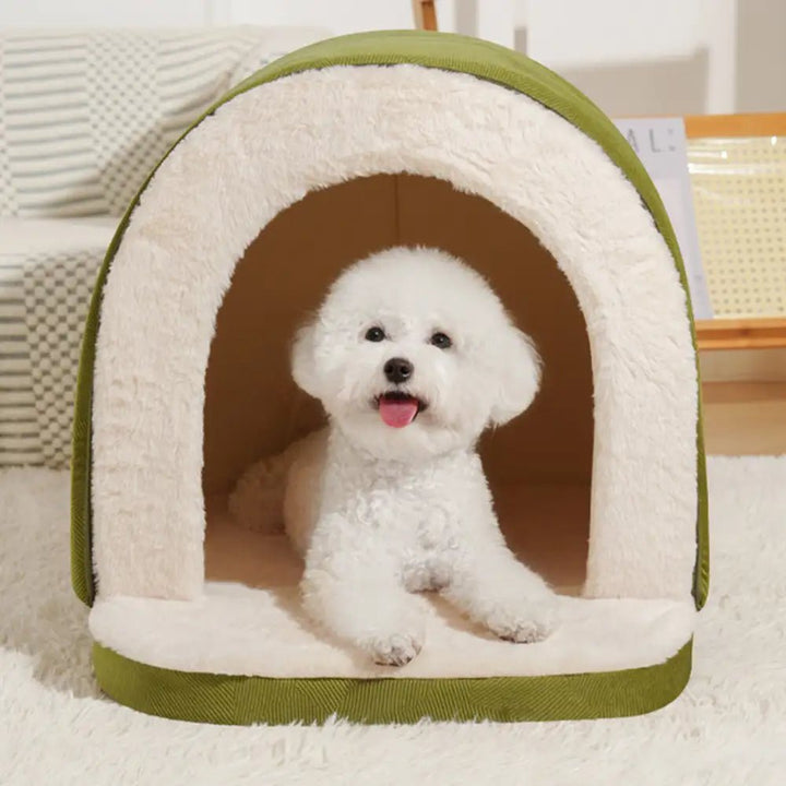 Pawtique NestHaven™ Convertible Cave Pet Bed - Pawtique