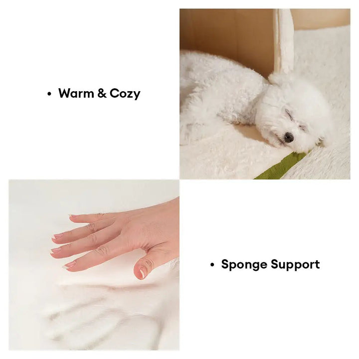 Pawtique NestHaven™ Convertible Cave Pet Bed - Pawtique