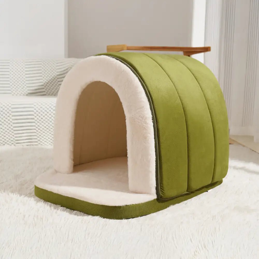 Pawtique NestHaven™ Convertible Cave Pet Bed - Pawtique