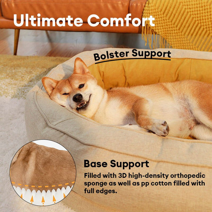 Pawtique NestTogether™ Oval Bolster Dog Bed Collection - Pawtique