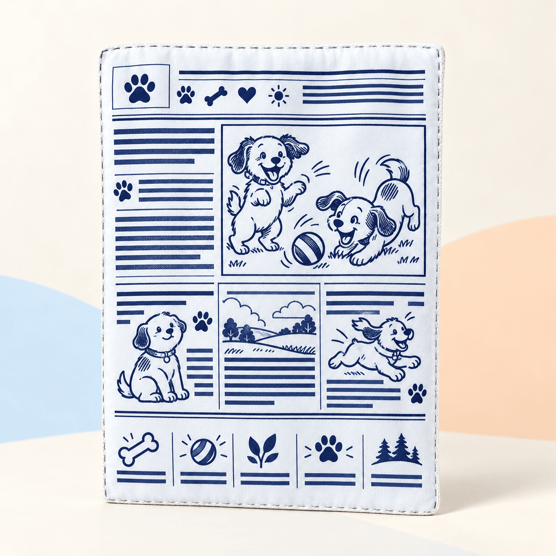 Pawtique NewsPup™ Crinkle Newspaper Dog Toy - Pawtique
