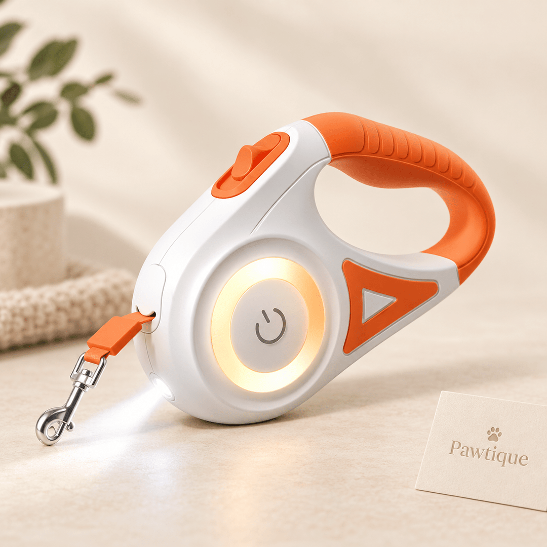 Pawtique NightBeam™ 5m LED Retractable Dog Leash - Pawtique