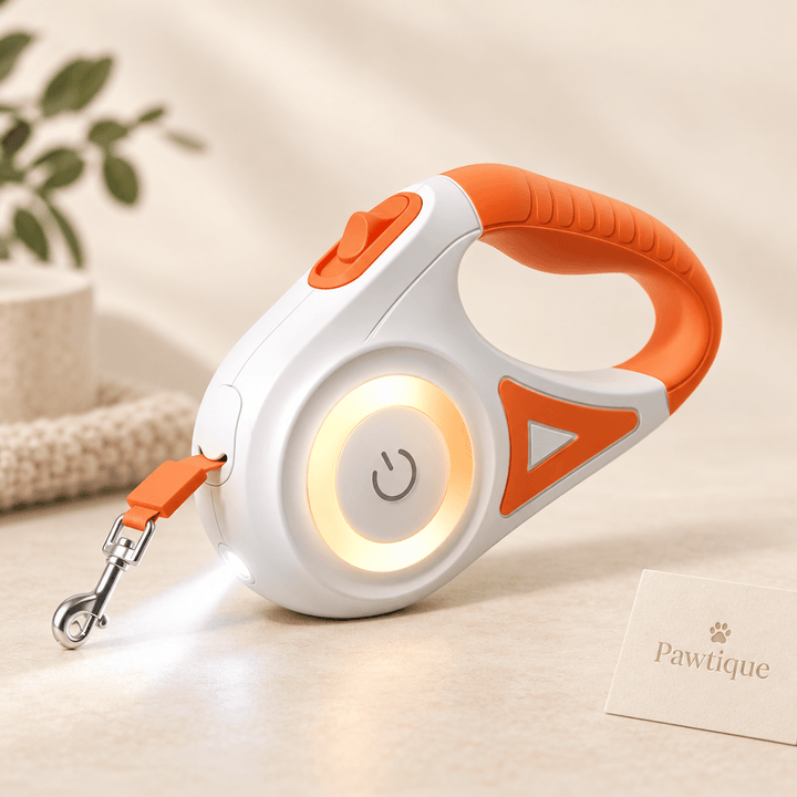 Pawtique NightBeam™ 5m LED Retractable Dog Leash - Pawtique